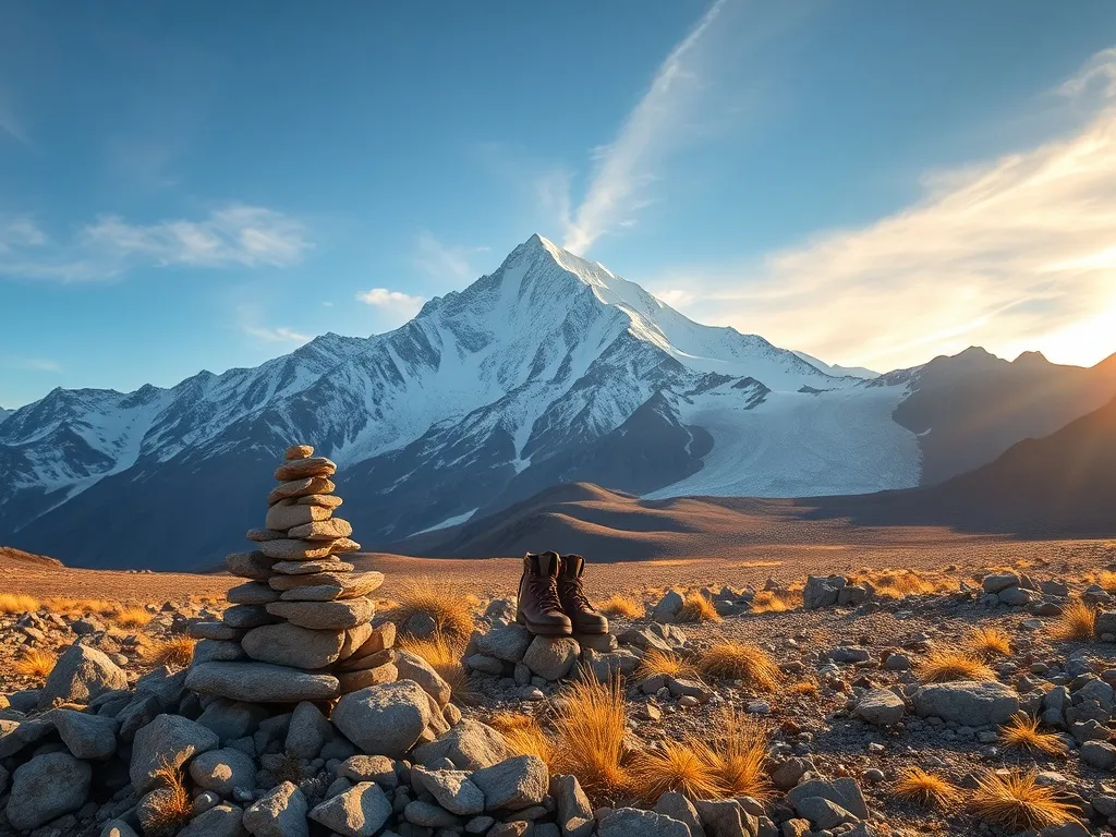 Aconcagua - najwyższy szczyt Ameryki Południowej