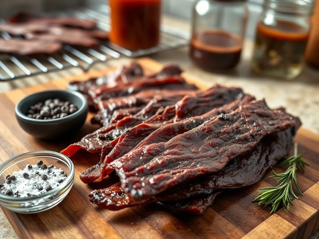 Suszona wołowina beef jerky - jak zrobić (przepis krok po kroku)