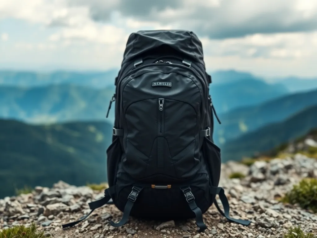 Nowoczesny plecak trekkingowy na górskim szlaku, prezentacja detali i pojemności w kontekście wyboru najlepszego modelu.